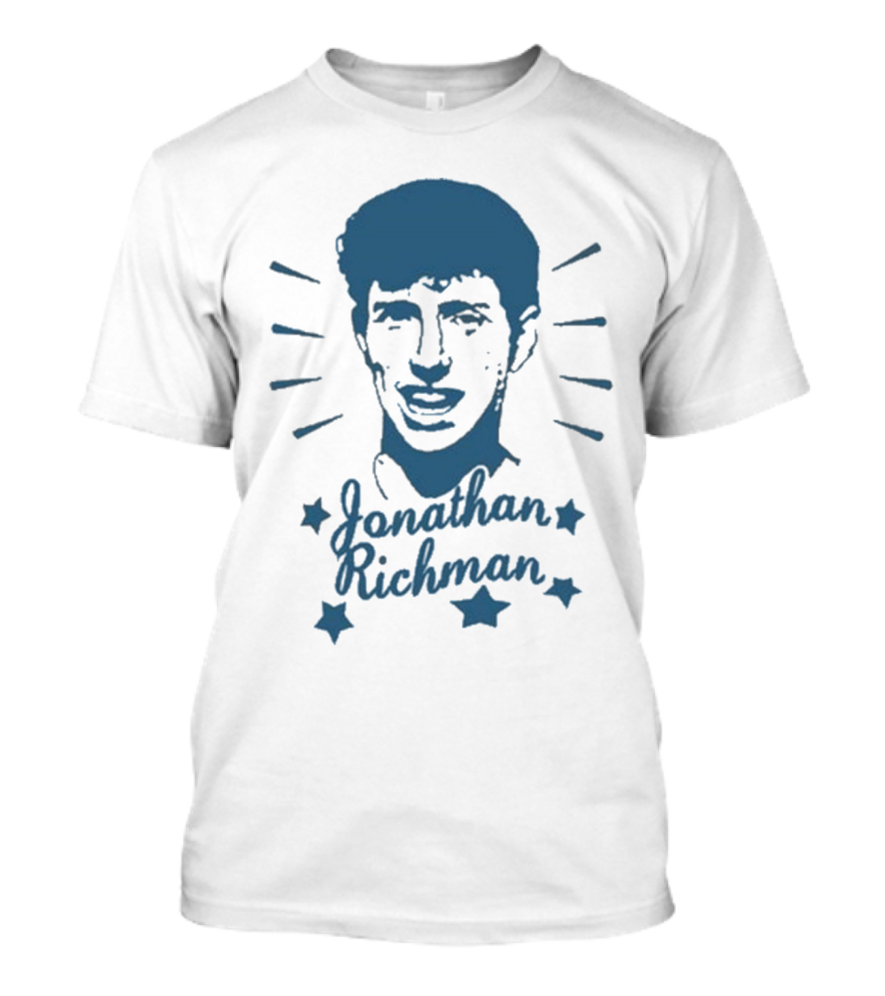 Jonathan Richman Surrounded By Stars And Radiating Light T-Shirt