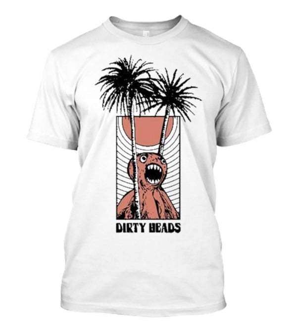Dirty Heads Sun Scream Creature Palm Trees Holiday T-Shirt