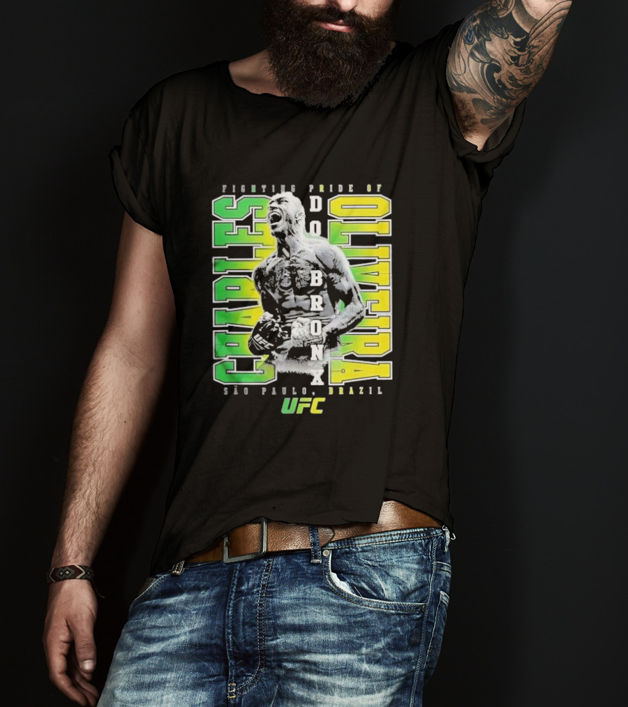 Charles Oliveira UFC Fighting Pride Of São Paulo Brazil Do Bronx T-Shirt