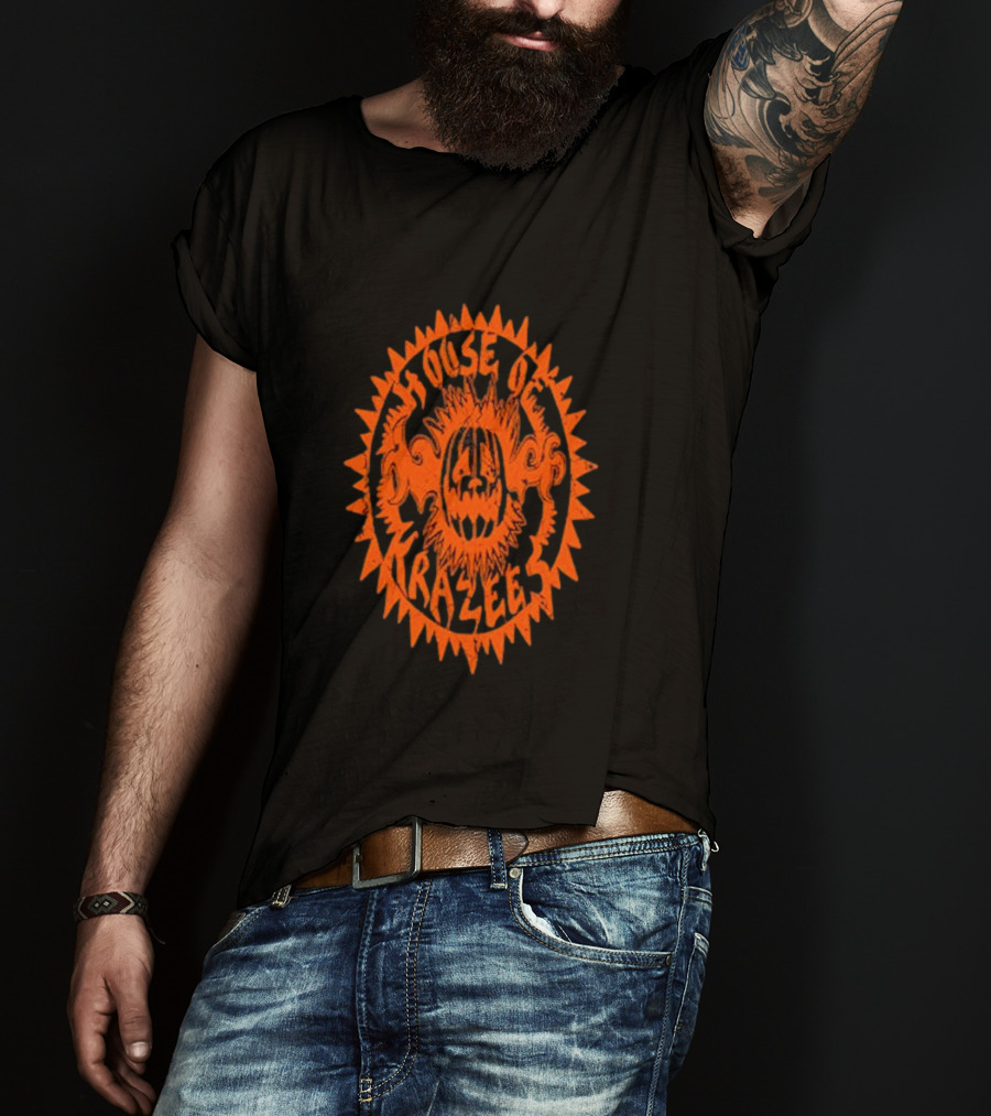 House Of Krazee Sunburst Jack O'Lantern T-Shirt