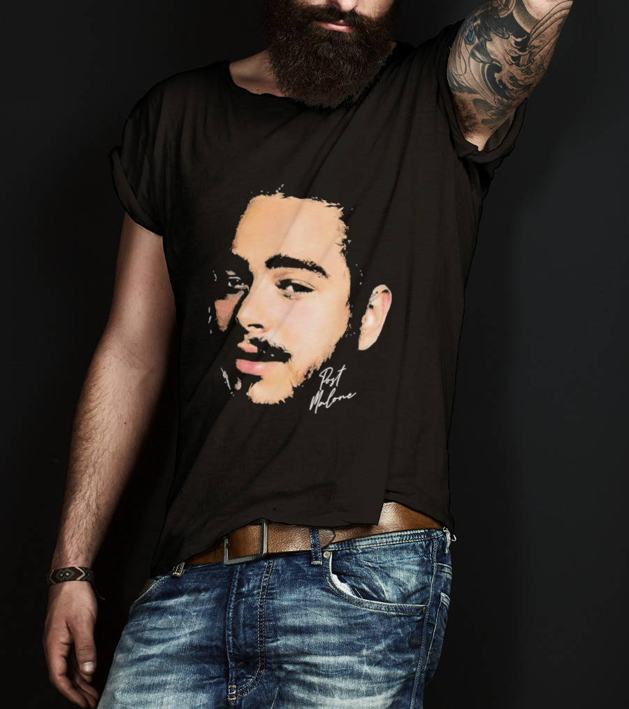Post Malone Portrait I Like You T-Shirt