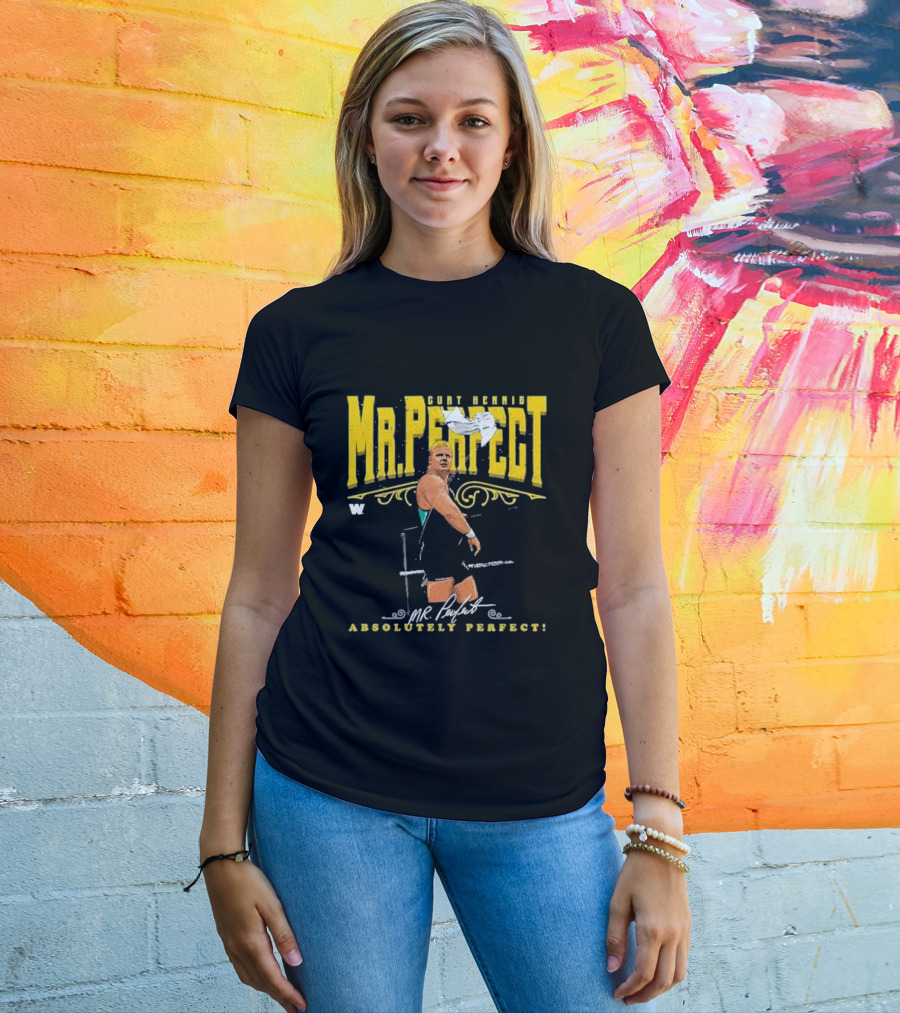 Curt Hennig Mr. Perfect Absolutely Perfect Wrestling T-Shirt