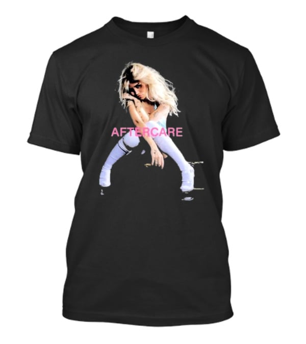 AFTERCARE Album Cover Girl In White T-Shirt