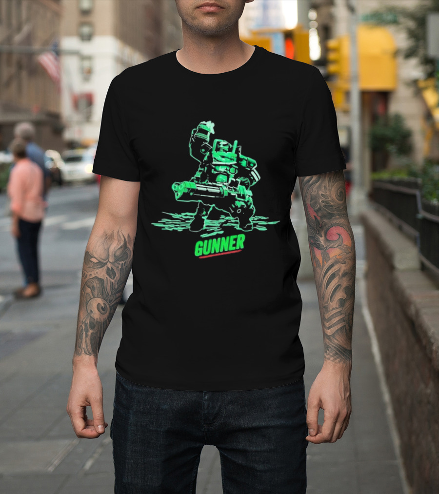 Deep Rock Galactic Gunner Neon T-Shirt