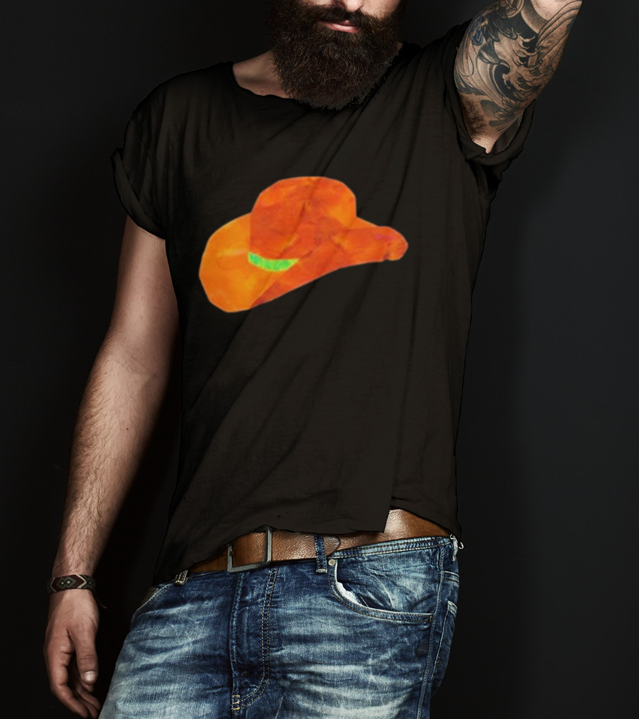 Halsey Yallsey Toddler Orange Cowboy Hat T-Shirt
