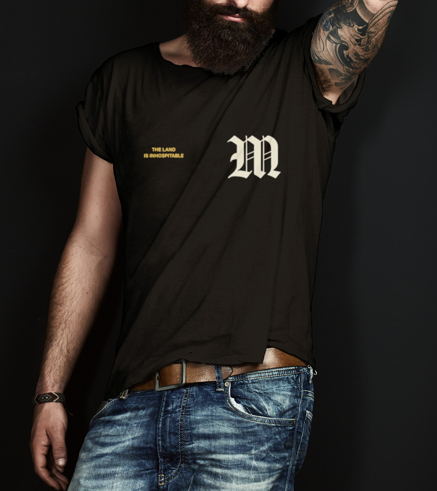 Mitski The Land Is Inhospitable Gothic Letter M T-Shirt