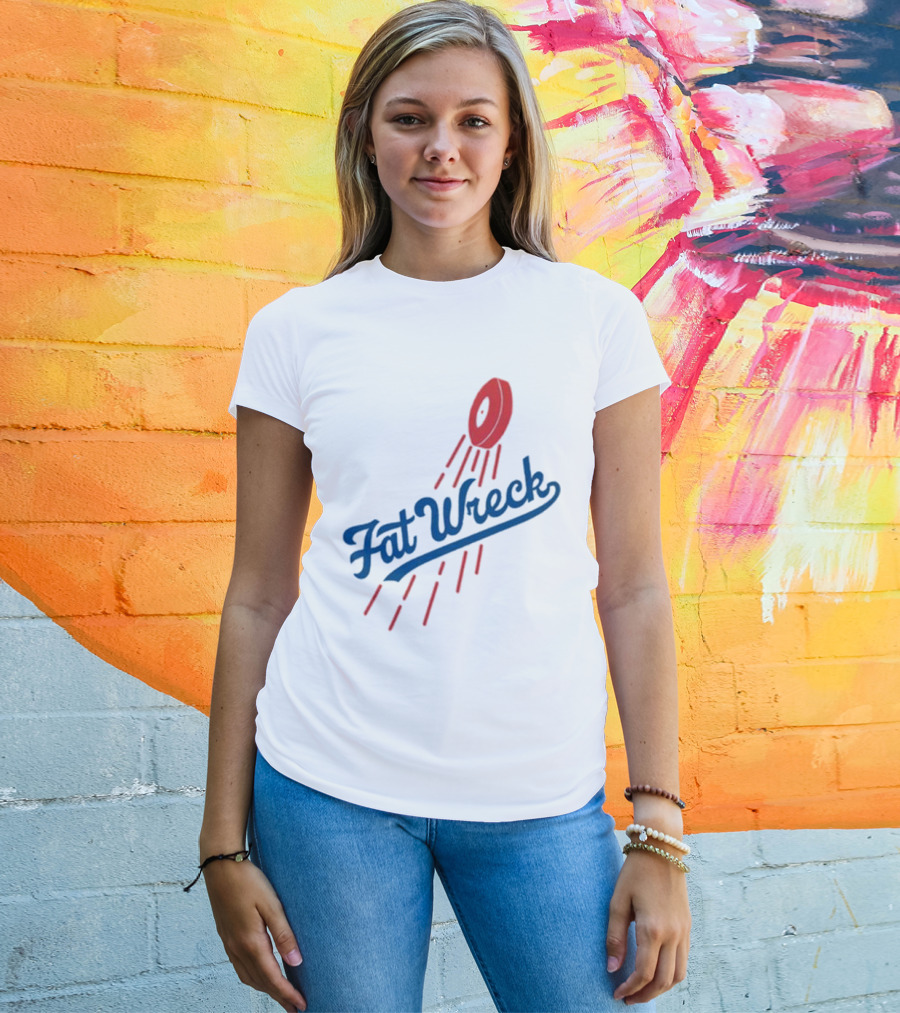 Fat Wreck Chords Los Angeles Dodgers Record T-Shirt