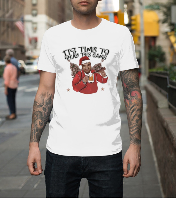Shirt: ITS TIME TO PLAY THE GAME SANTA BEER CHRISTMAS T-Shirt ITS TIME TO PLAY THE GAME SANTA BEER CHRISTMAS T-Shirt
