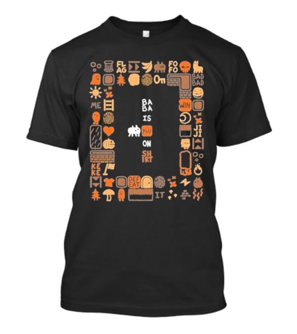 Ba Ba Is You On Shirt Iconic Game Elements T-Shirt