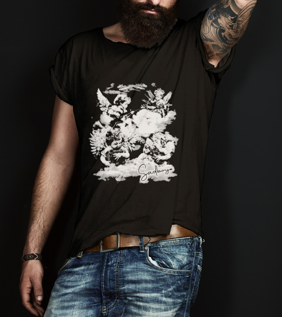 Sadboyz Cherub Angels Playing Instruments T-Shirt