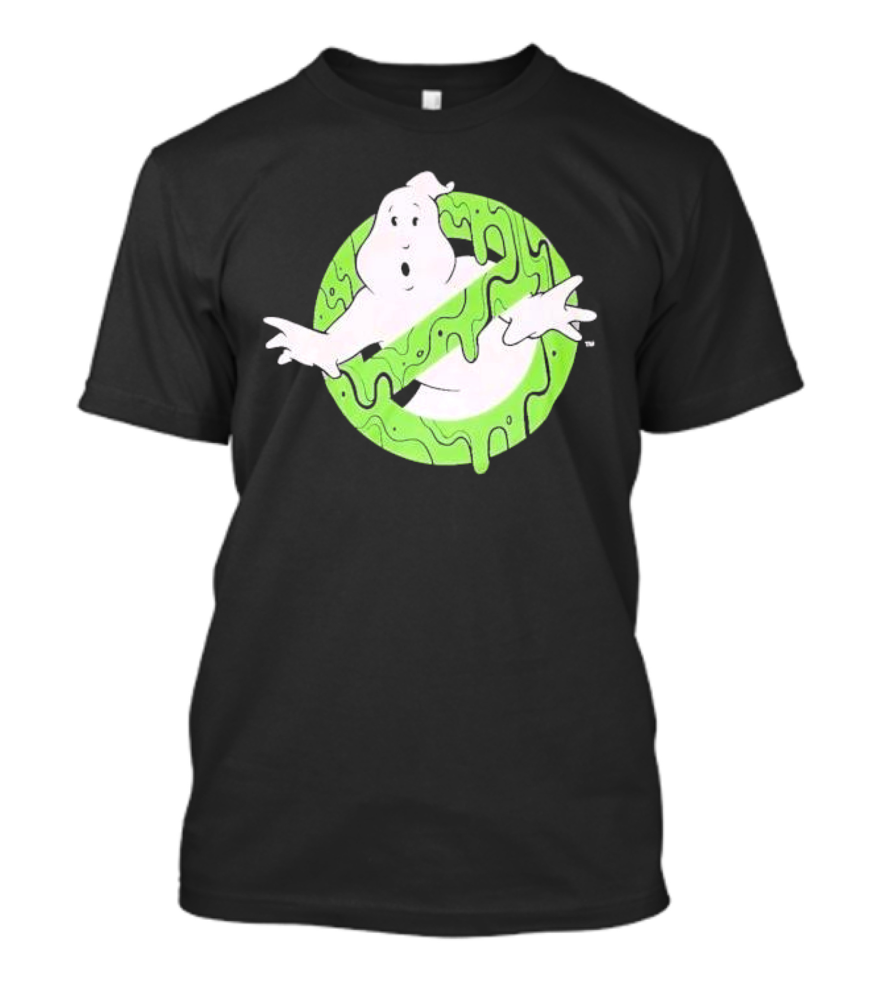 Ghostbusters Slime Logo Green Kids T-Shirt