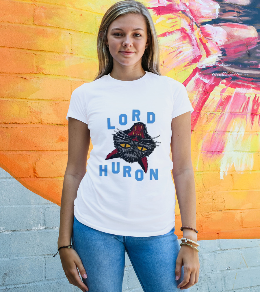 LORD HURON Upside Down Cat T-Shirt