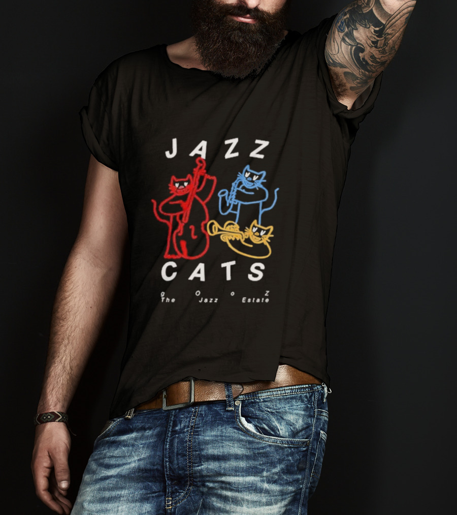 Jazz Cats At The Jazz Estate T-Shirt