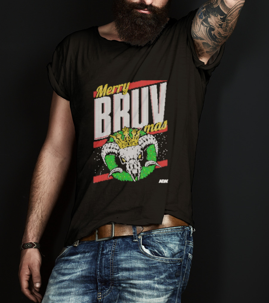 Will Ospreay Merry BRUVmas AEW Holiday Ugly Christmas T-Shirt