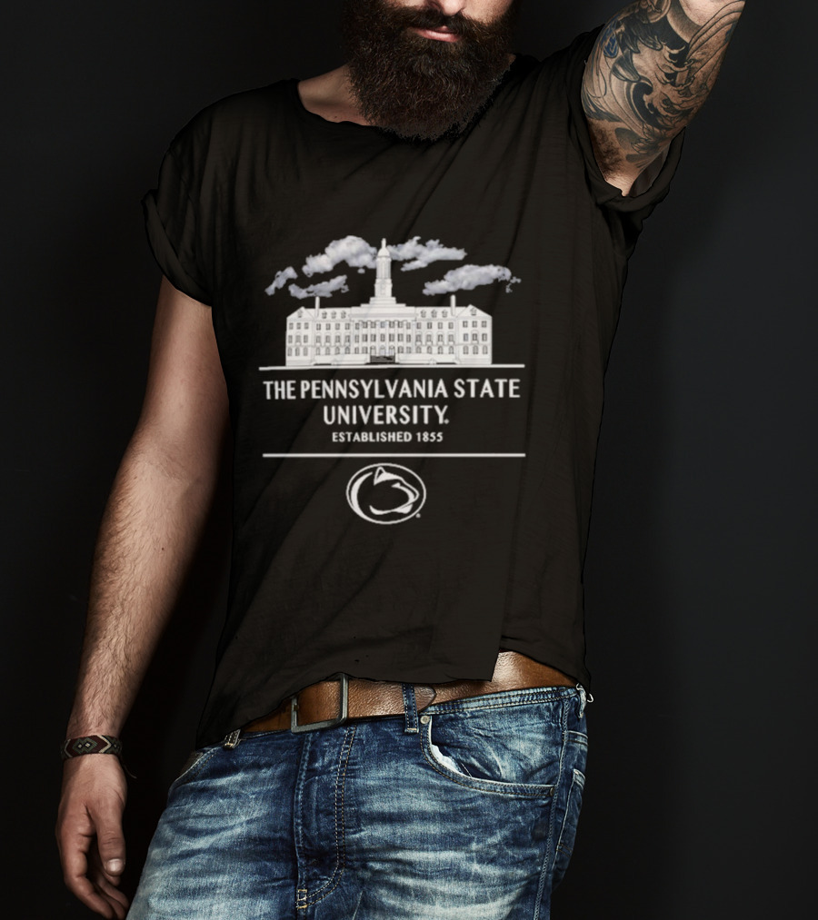 Penn State Nittany Lions The Pennsylvania State University Established 1855 Iconic Campus Nights T-Shirt