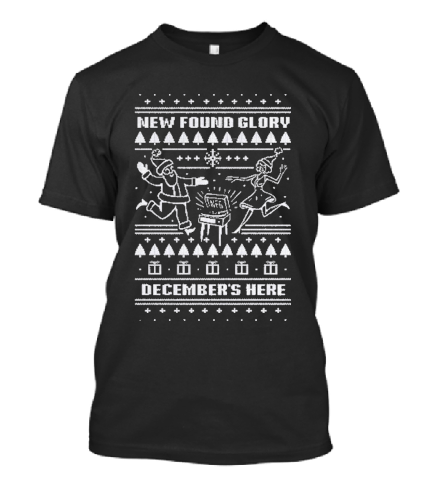 New Found Glory December's Here Holiday Ugly Christmas T-Shirt
