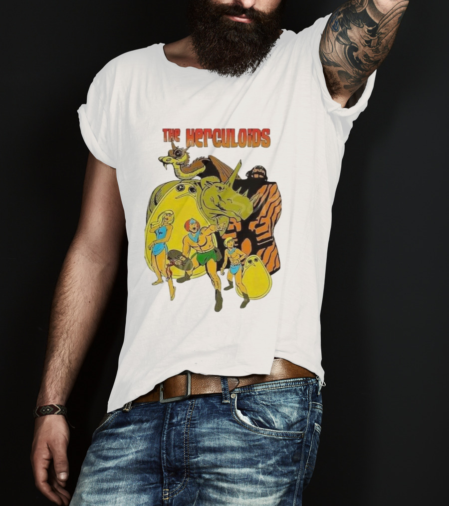 The Herculoids Classic Adventure Cartoon Characters T-Shirt