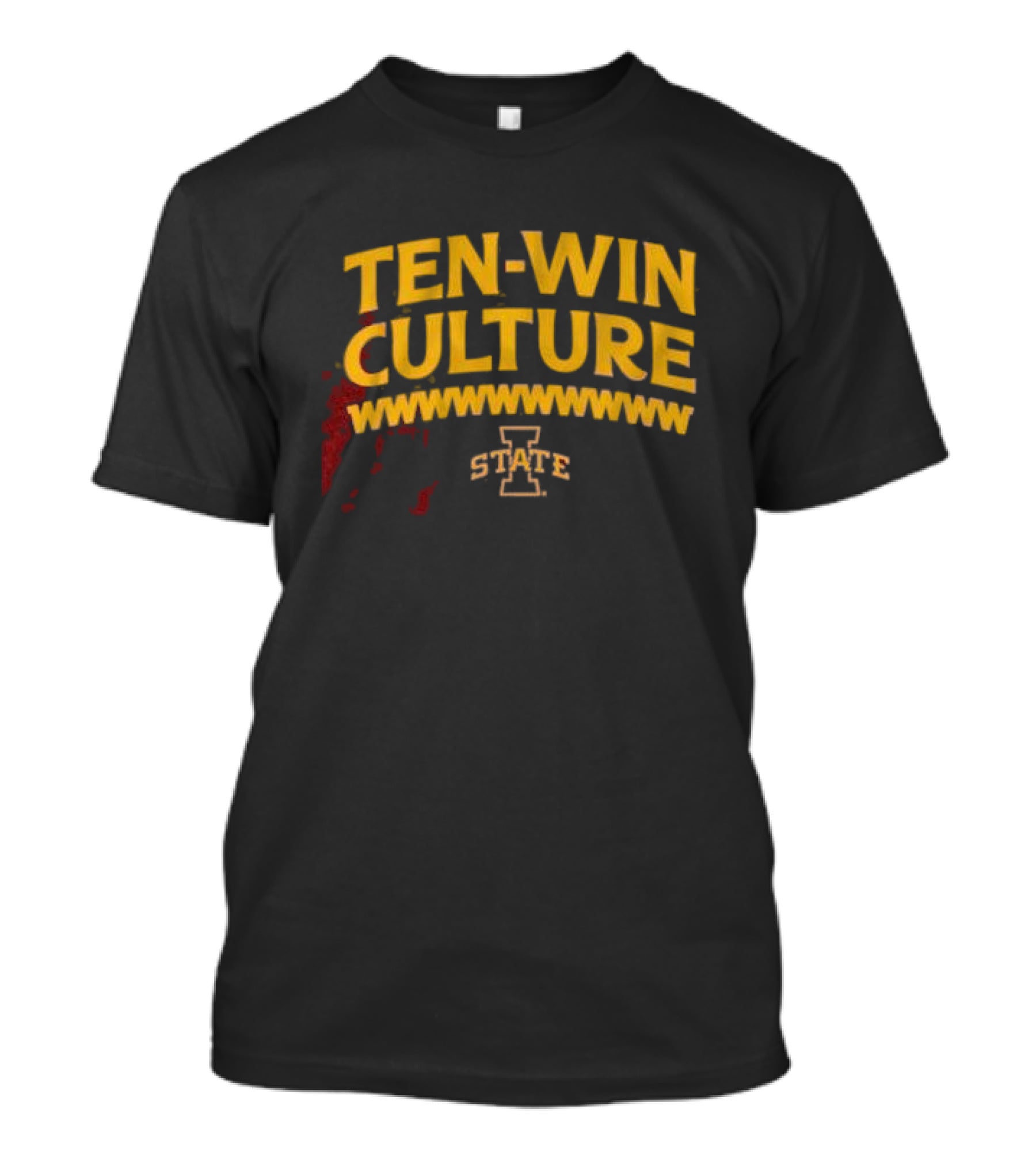 Iowa State Ten-Win Culture Football Spirit T-Shirt