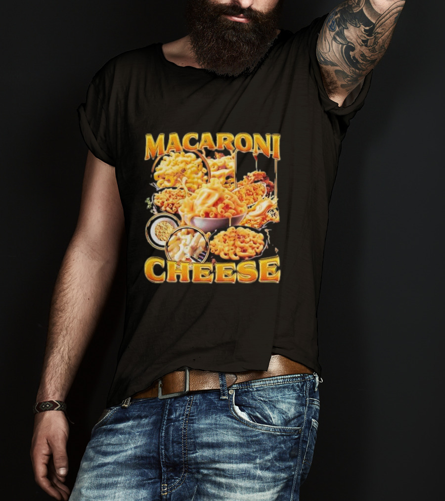Macaroni Cheese Delicious Varieties IN Vibrant T-Shirt