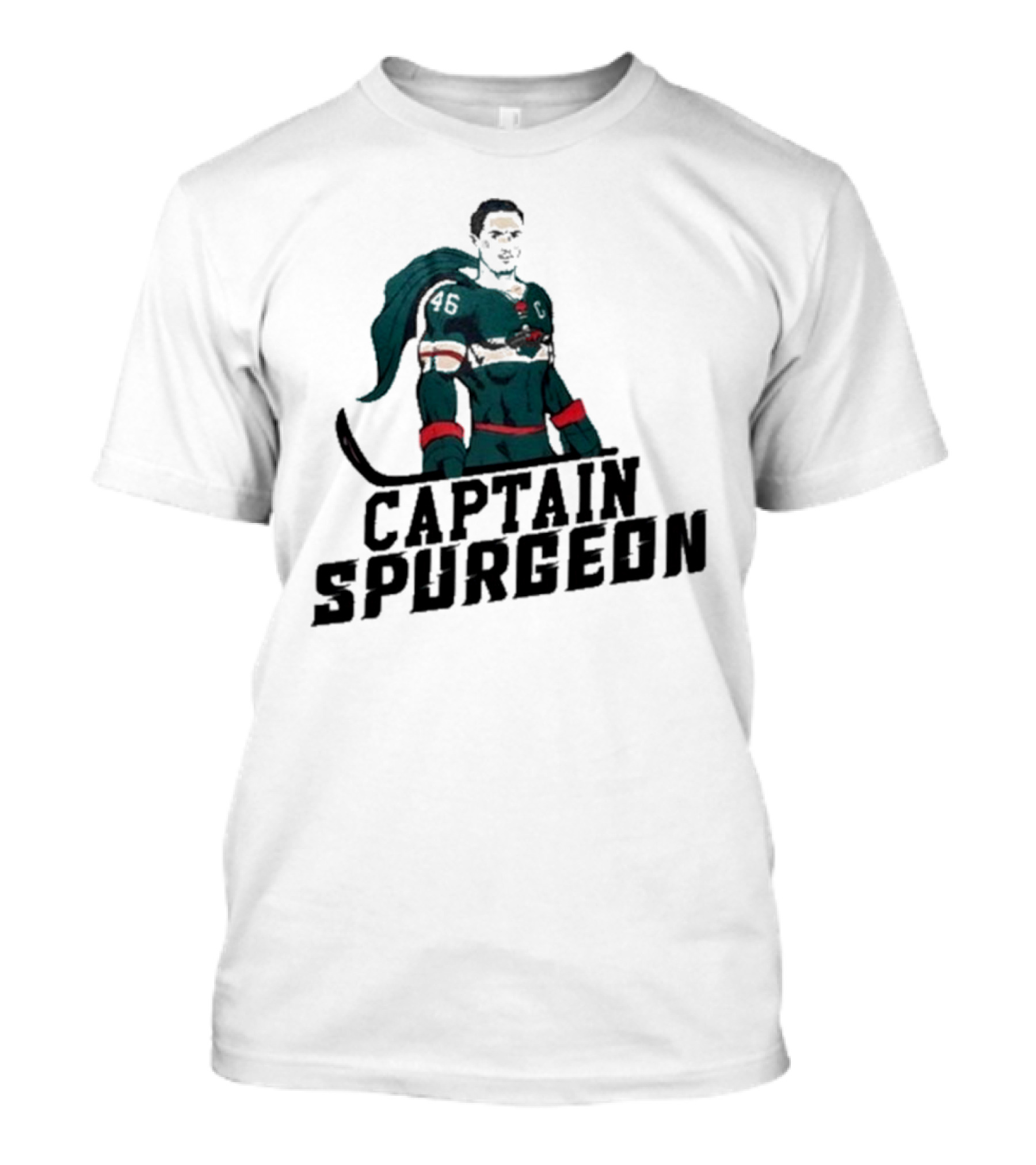 Matt Boldy Featuring Captain Spurgeon Hockey Hero 46 T-Shirt
