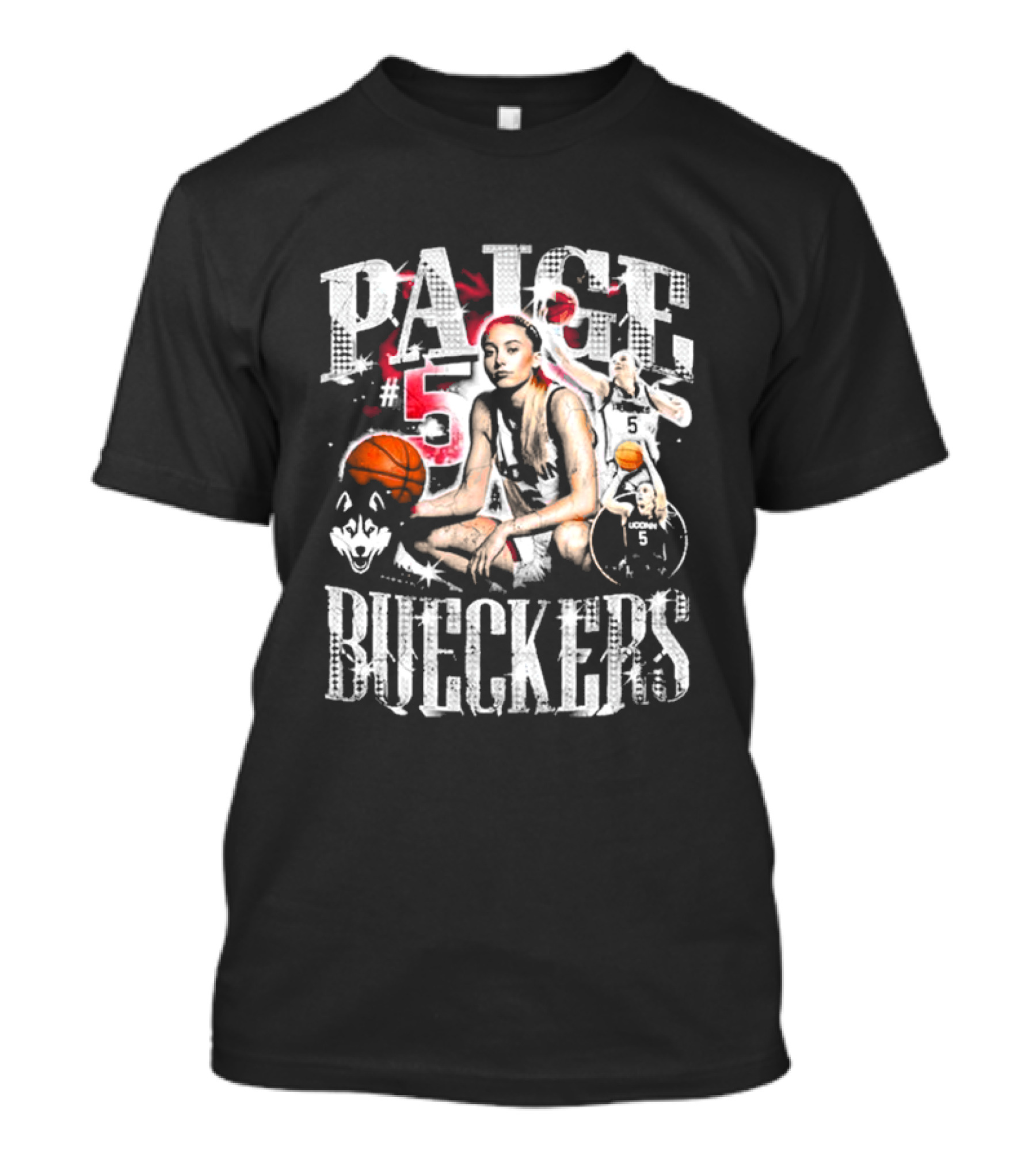 Paige Bueckers #5 UConn Huskies Basketball Star T-Shirt