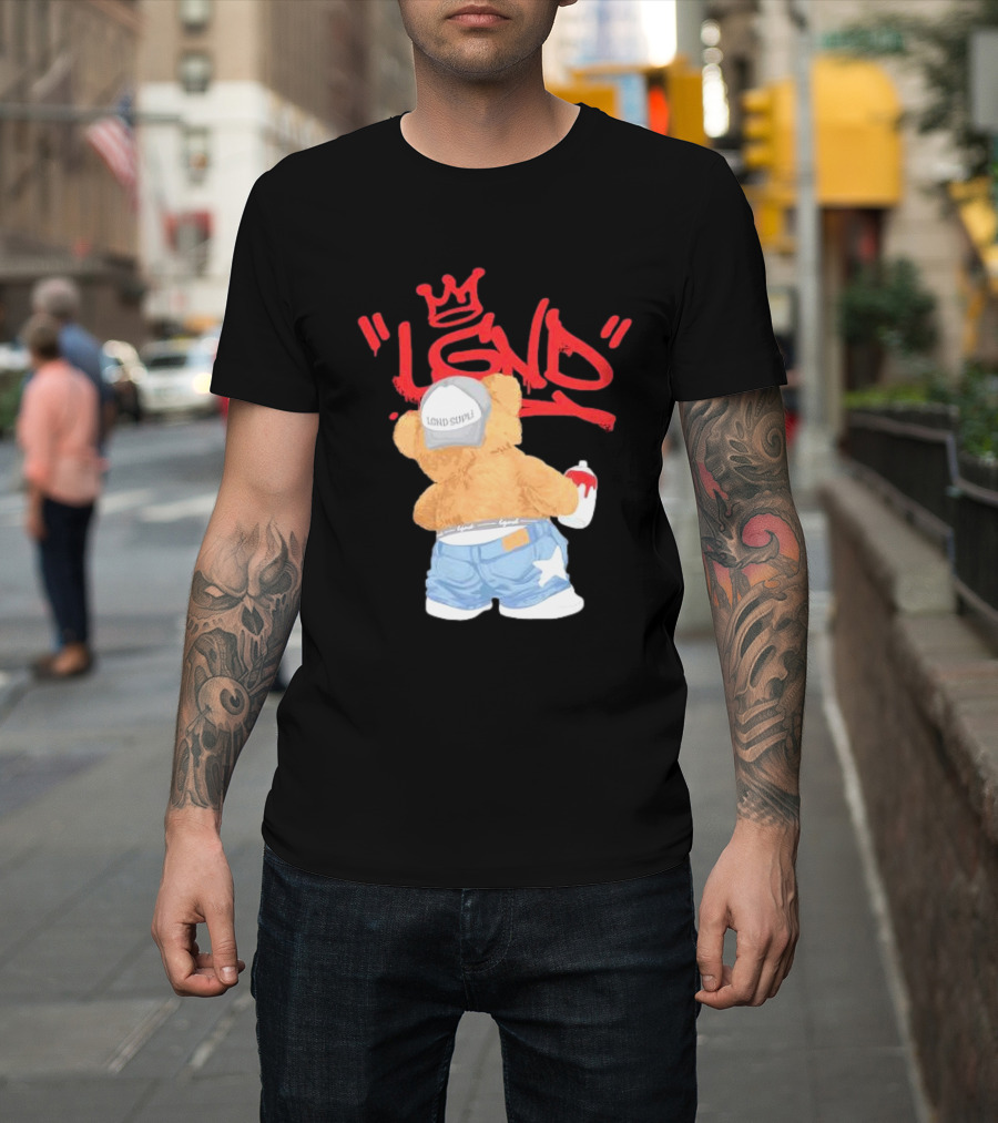 Tagger Bear LGND Lord Supply Graffiti T-Shirt