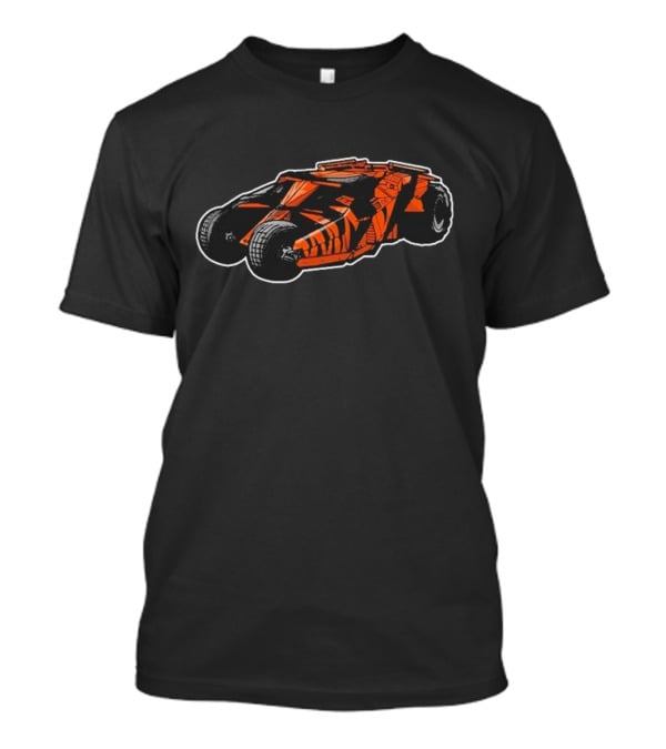 Cincy Ss Joemobile Orange And Black Vehicle With Bold Tires T-Shirt