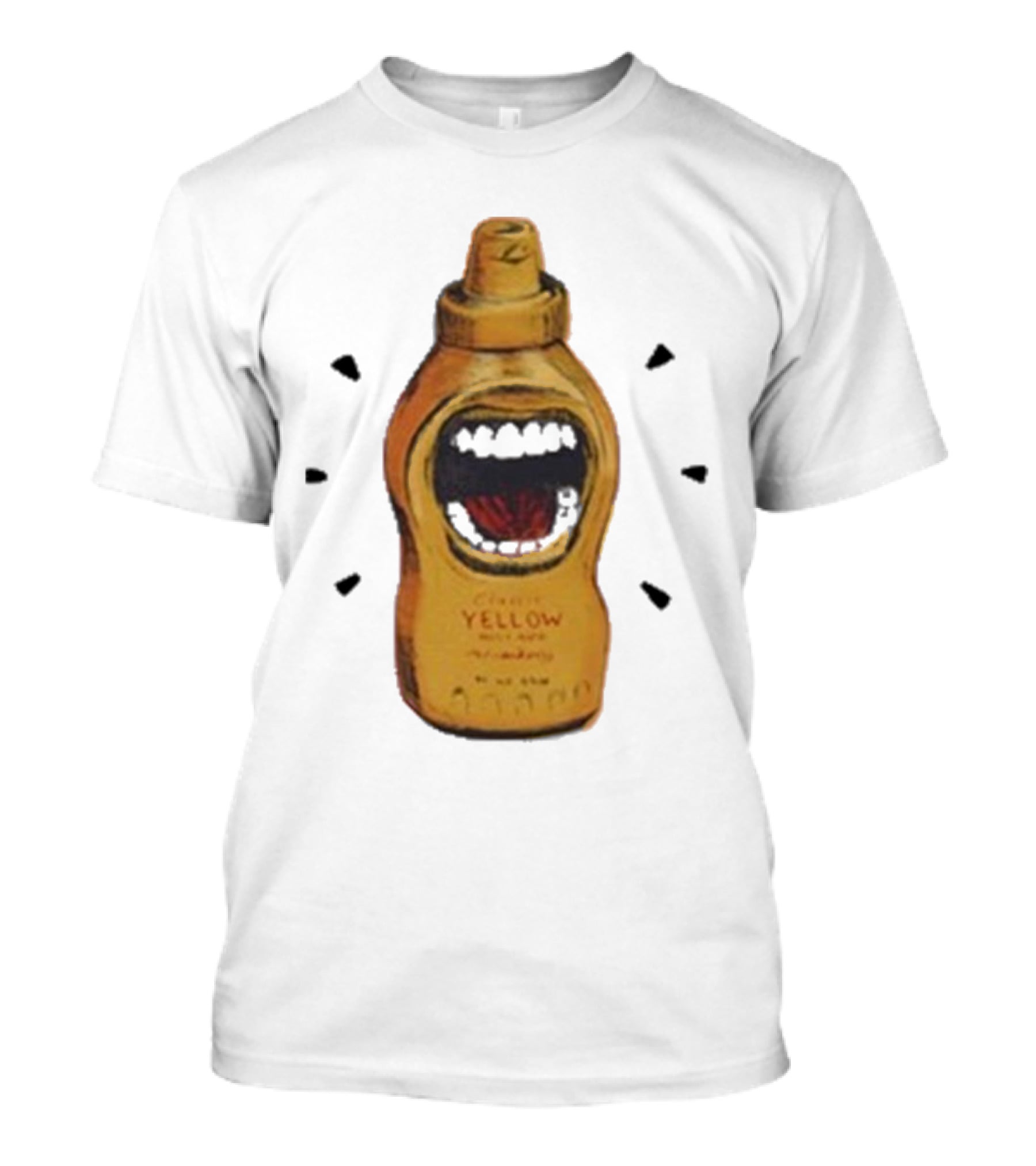 Mcfreakery Classic Yellow Mustard Bottle With Mouth T-Shirt