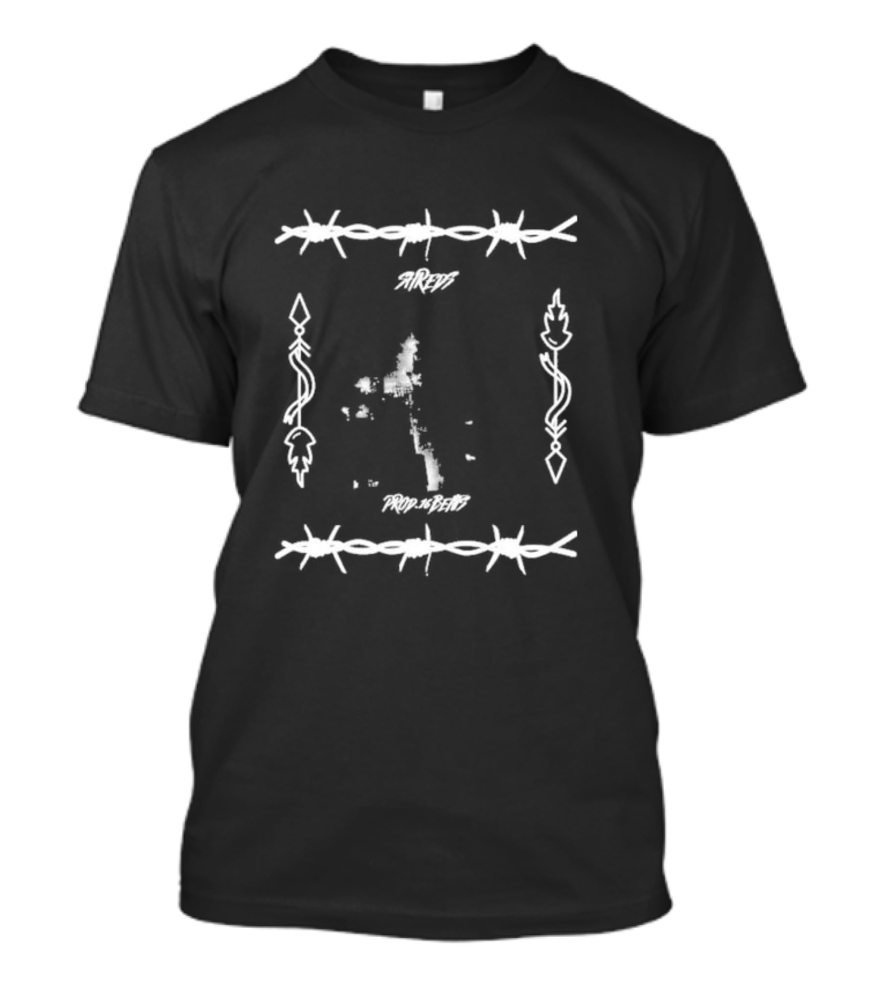 Shreds Dark Barbed Collection Prod 16 Beats T-Shirt