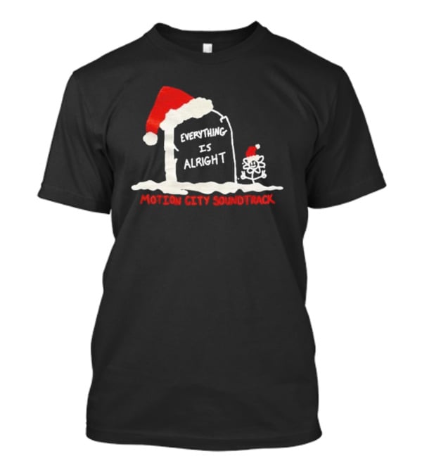 Motion City Soundtrack Everything Is Alright Santa Gravestone T-Shirt