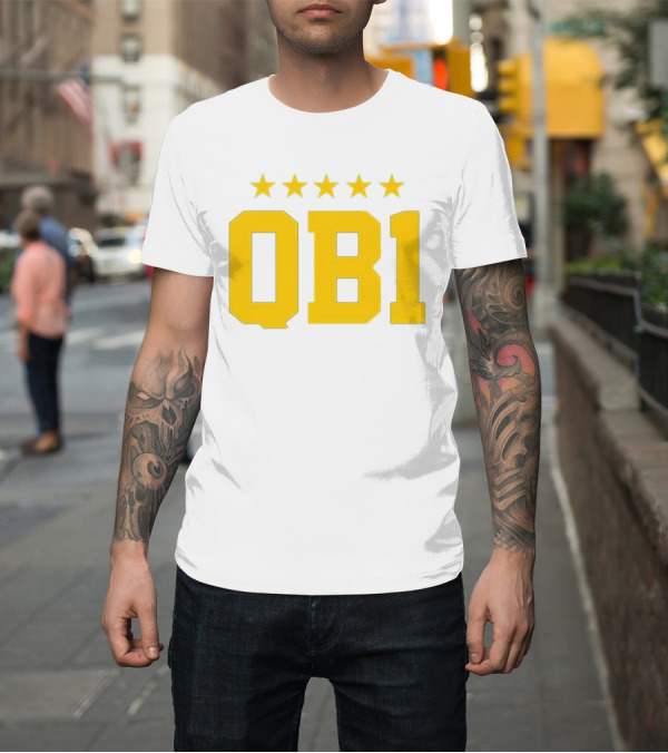 Shirt: Bryce Underwood QB1 Underwood 19 Five Star Quarterback T-Shirt Bryce Underwood QB1 Underwood 19 Five Star Quarterback T-Shirt