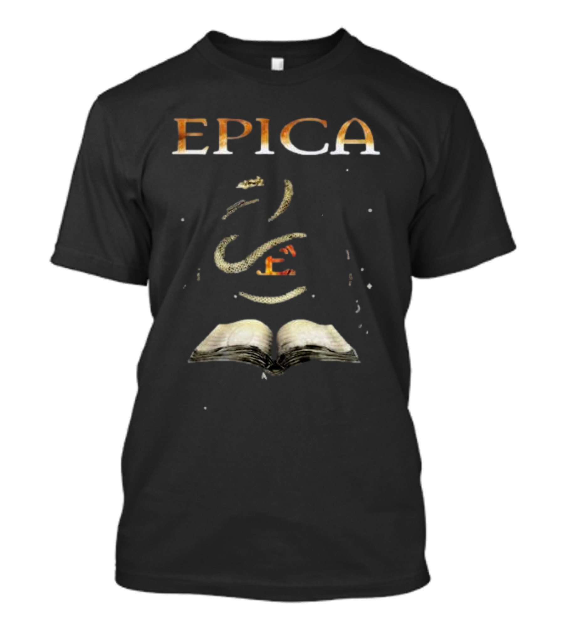 Epica Kingdom Of Heaven Open Book And Snake T-Shirt