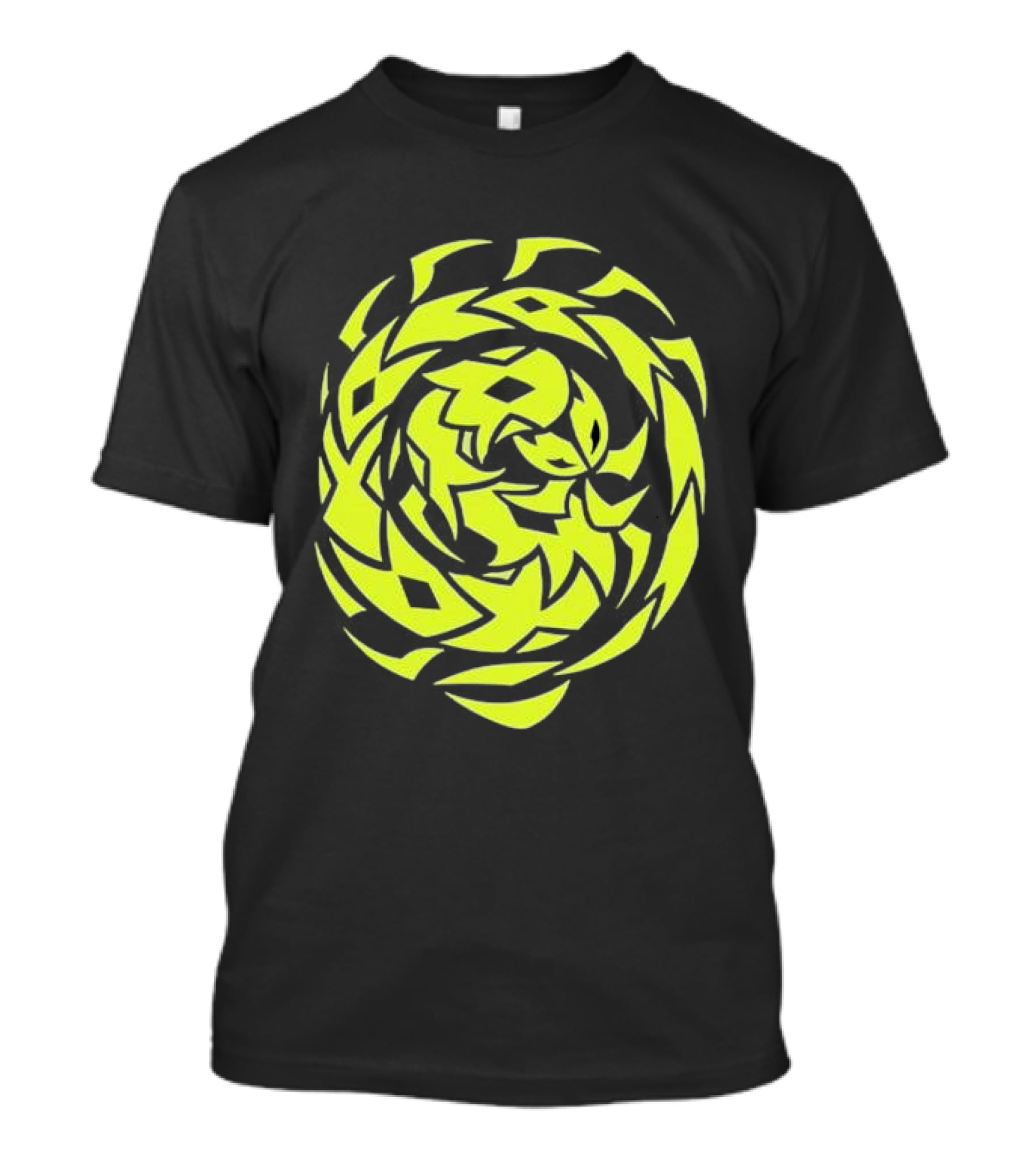 Greed Sigil Black And Yellow Spiral T-Shirt