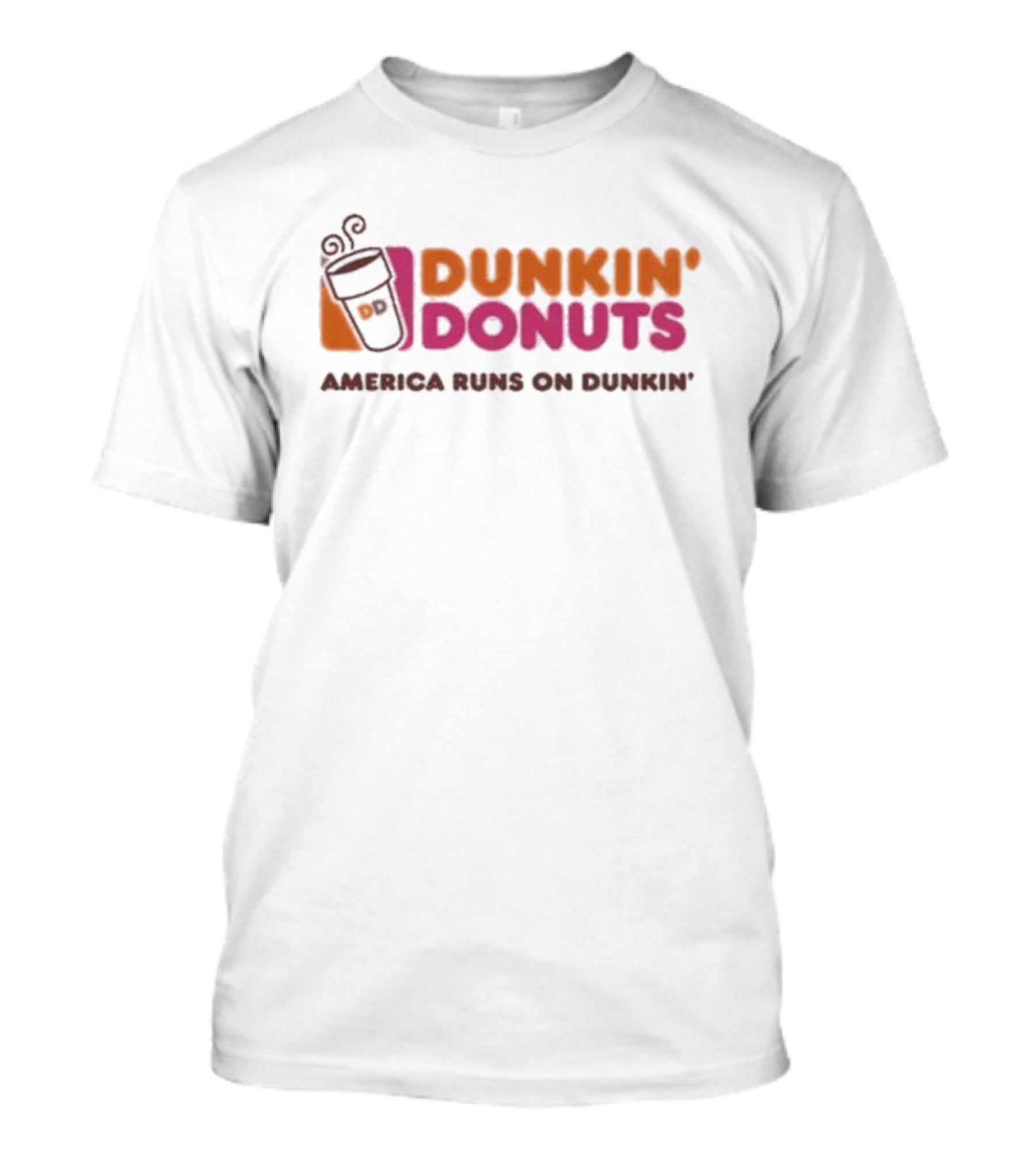 Dunkin' Donuts America Runs On Dunkin' Coffee Cup T-Shirt