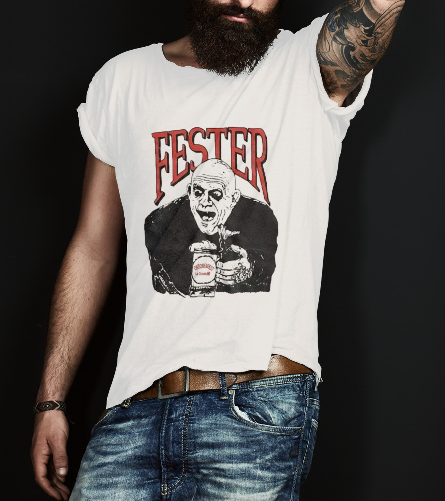 Fester Addams Oktoberfest La Cerveza T-Shirt