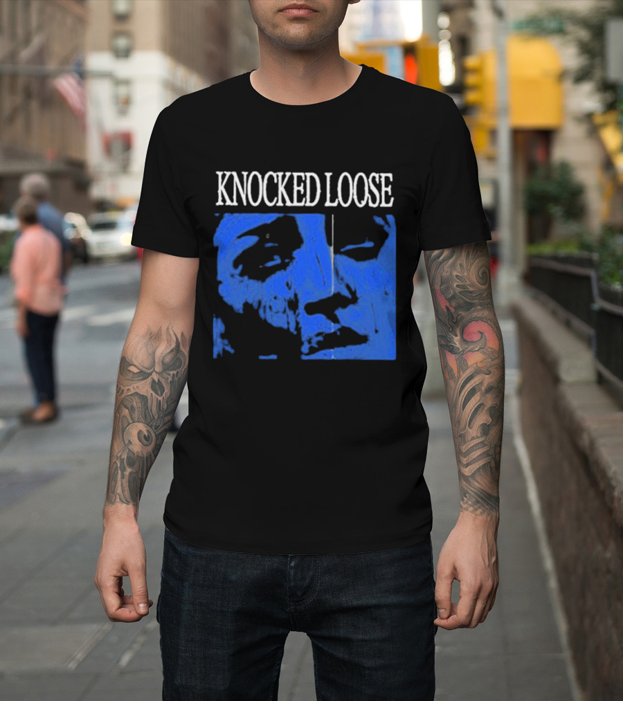 KNOCKED LOOSE Blue Face T-Shirt