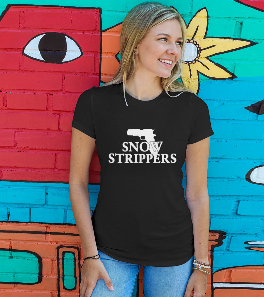 Snow Strippers Gun Icon T-Shirt