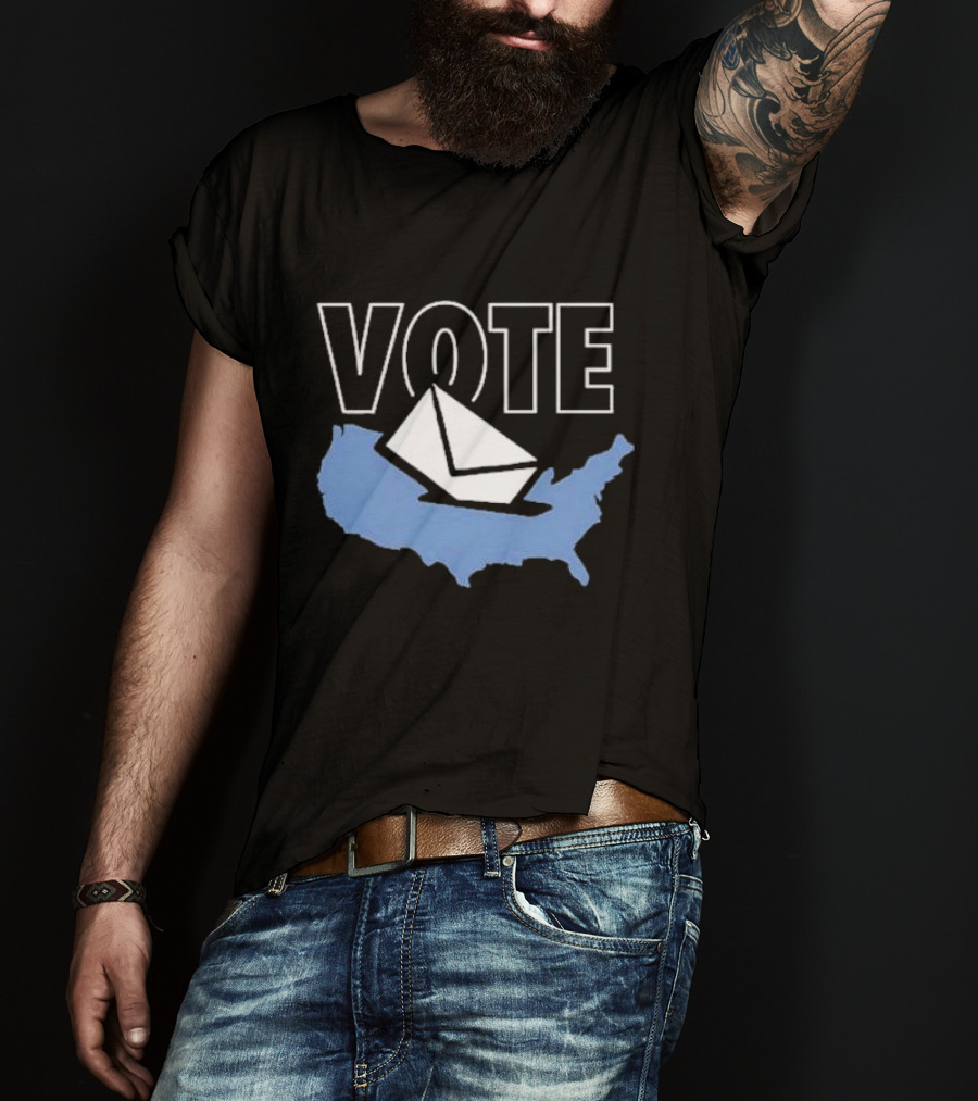 Vote Envelope Map T-Shirt