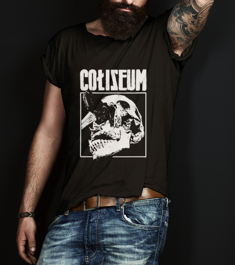 Coliseum Skull With Hammer T-Shirt