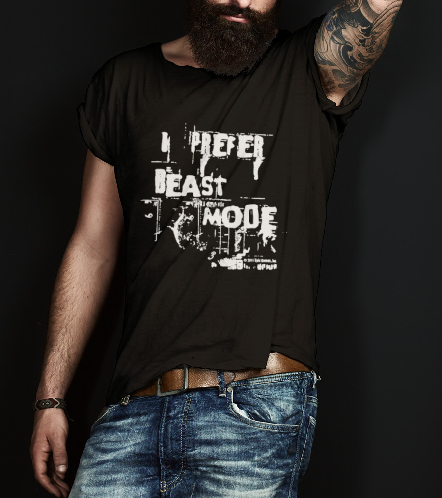Gears Of War 3 I Prefer Beast Mode Epic Games 2011 T-Shirt