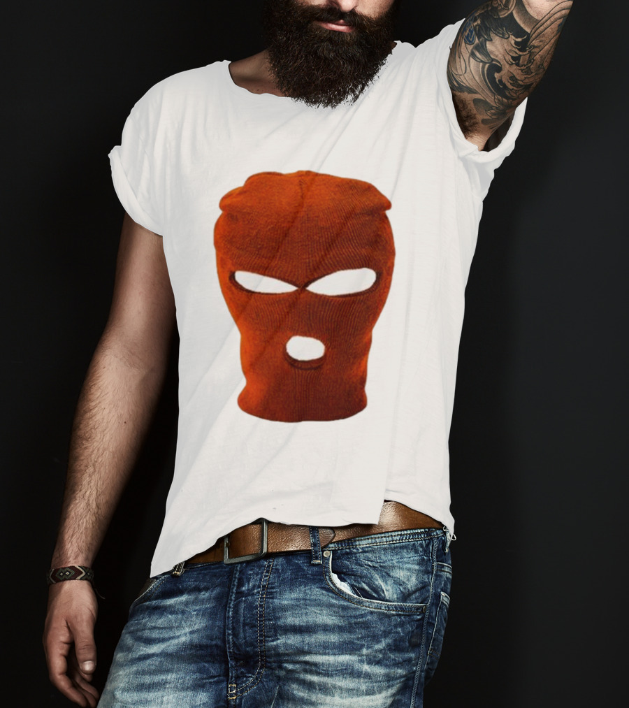 Nobigdyl Rob Hell Red Ski Mask T-Shirt