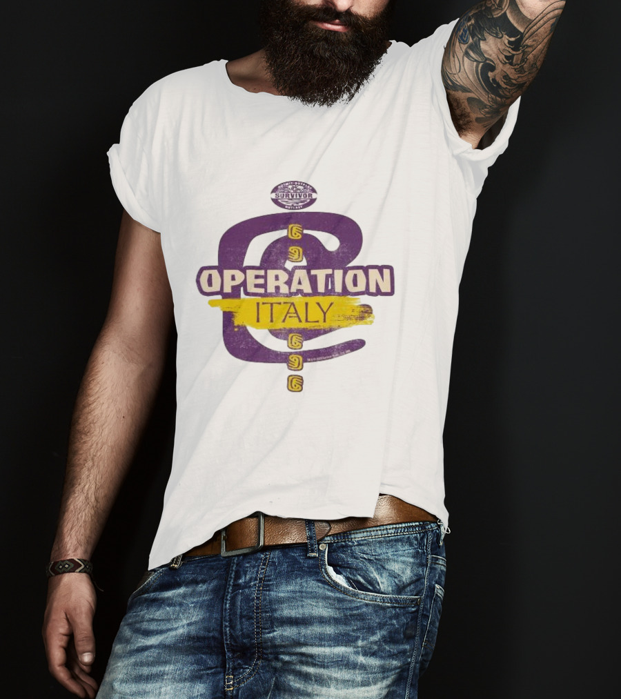 Survivor Operation Italy Purple Swirl T-Shirt
