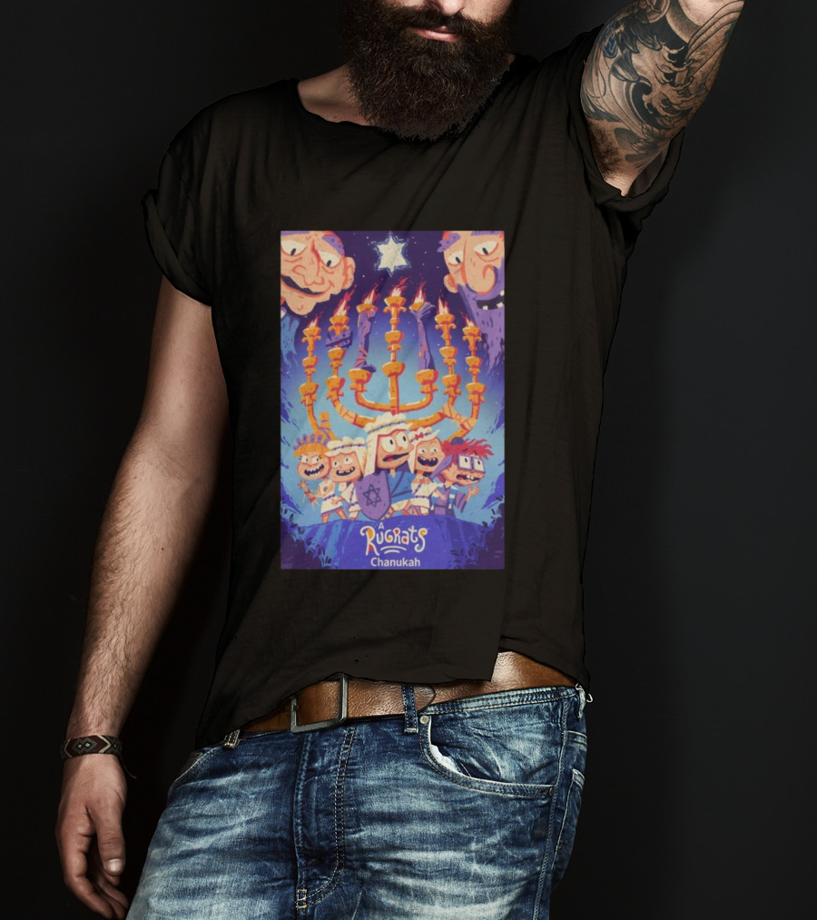 Mondo Debuts A Rugrats Chanukah With Menorah Adventure T-Shirt