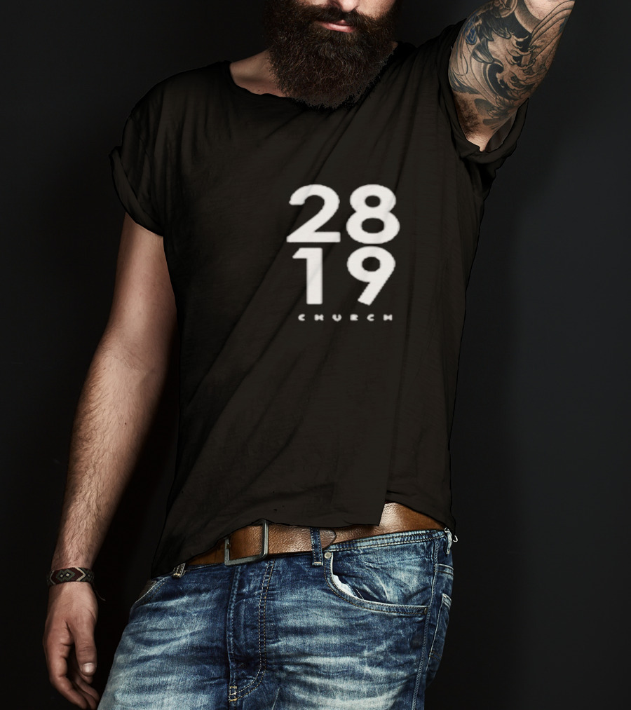 Philip Anthony Mitchell 2819 Church Minimalist Number T-Shirt