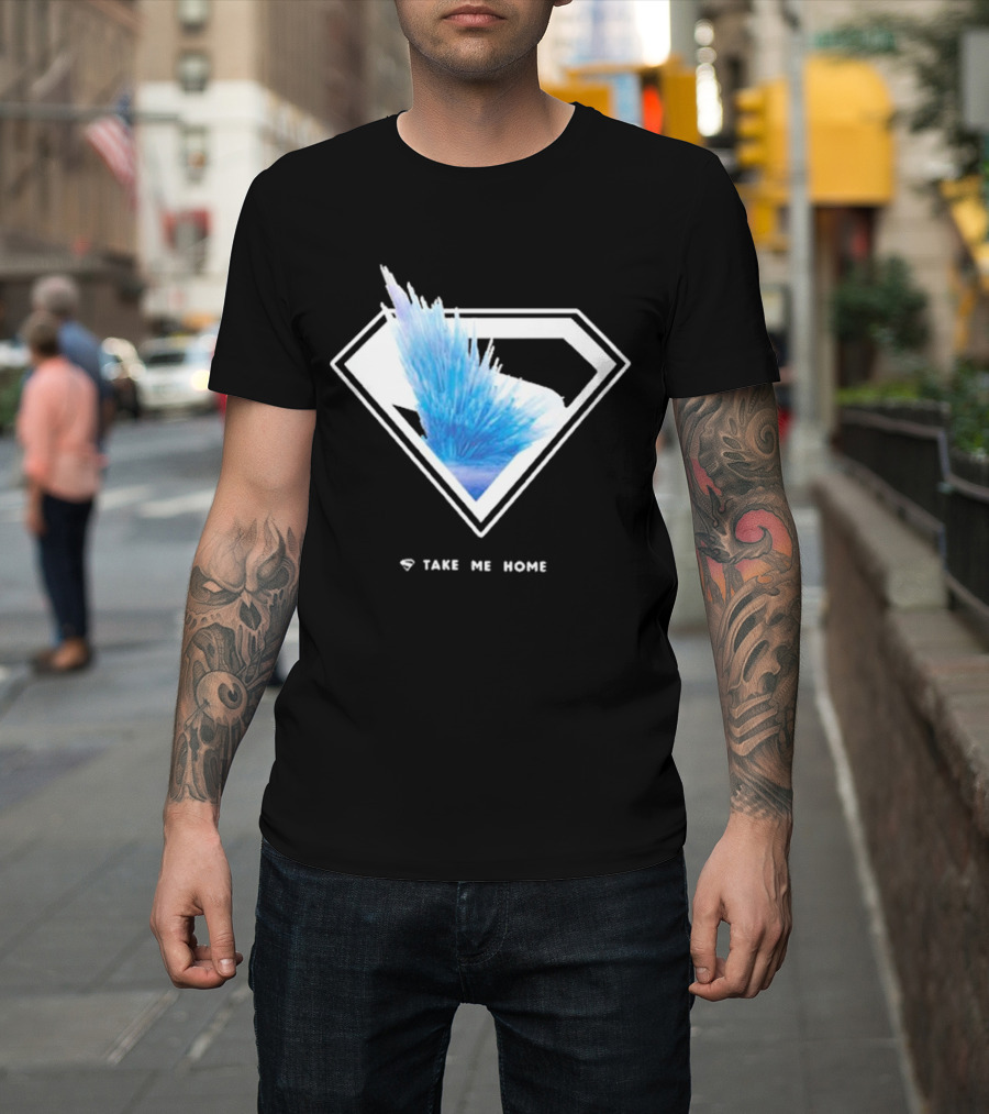 Uperman 2025 Take Me Home Ice Crystal Diamond Emblem T-Shirt