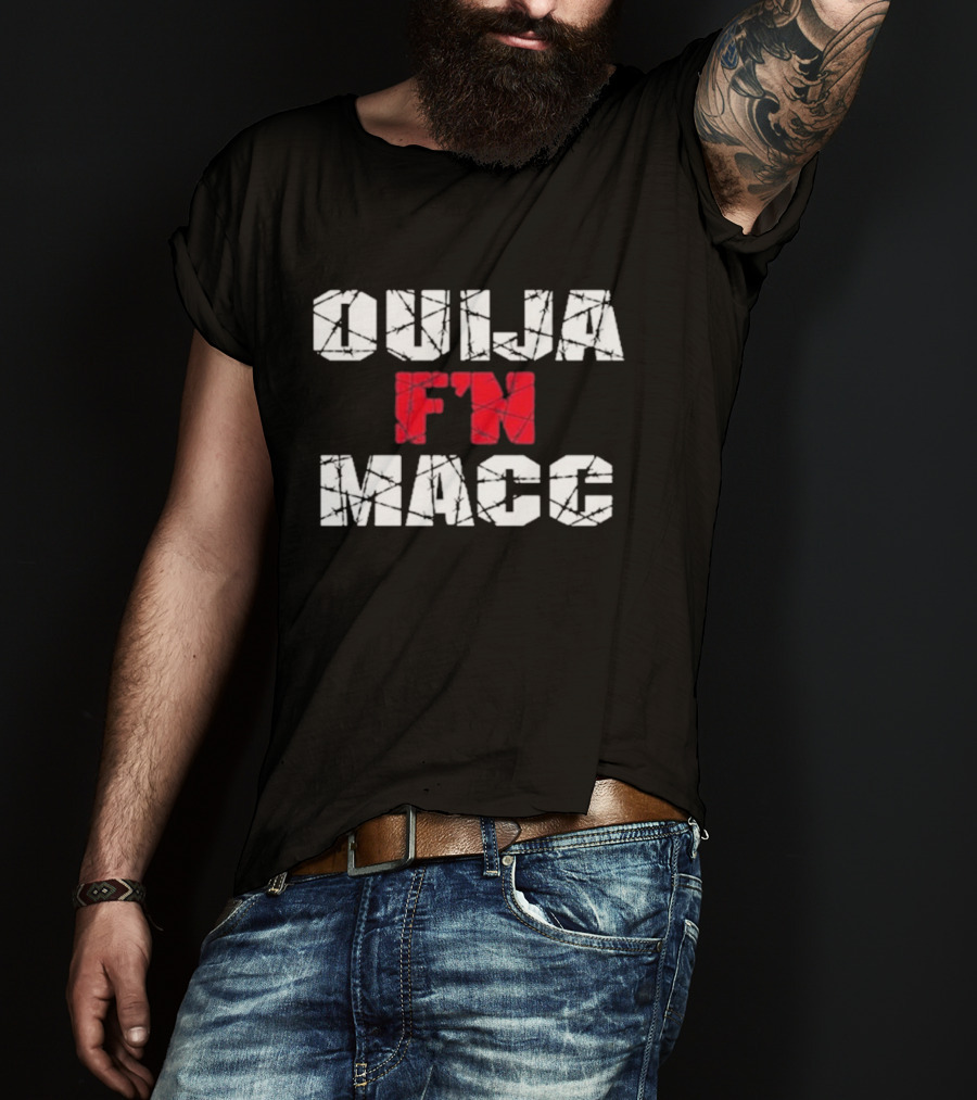 Ouija F’n Macc Grungy White T-Shirt