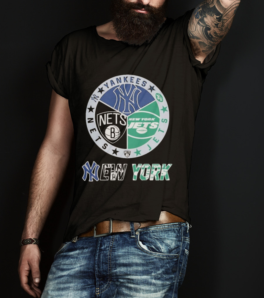 New York Yankees Nets Jets Yankees Nets Jets T-Shirt