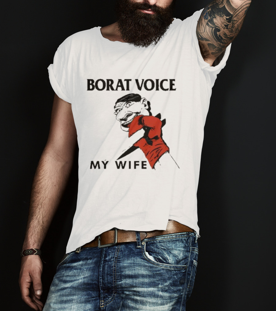 Matt Skiba Borat Voice My Wife Comic T-Shirt