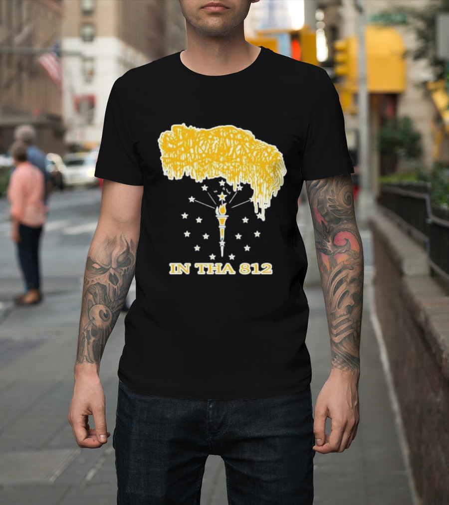 Indiana In Tha 812 Stars Torch Noodles T-Shirt
