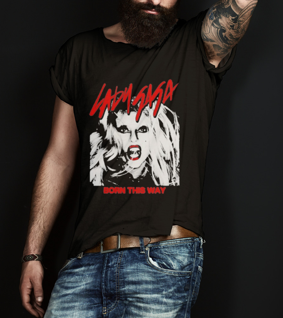 Lady Gaga Born This Way Artwork T-Shirt